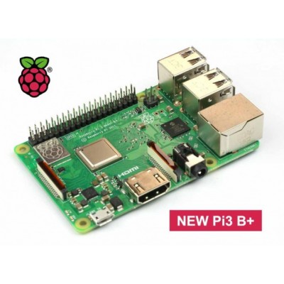 Raspberry Pi 3 Modelo B + PLUS + KIT Case+Dissipador quad-core De 1,4 Ghz De 64 Bits